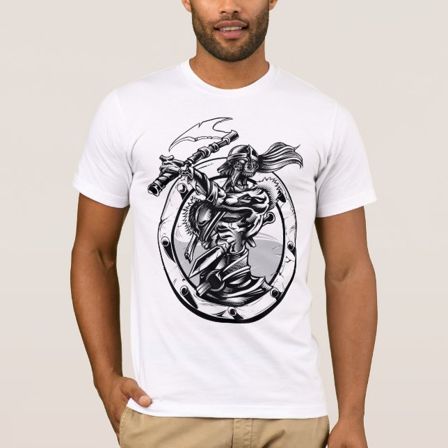 Camiseta Jogo do t-shirt branco do caminhante dos tronos (Frente)