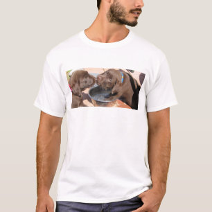 Camiseta Jogo dos filhotes de cachorro de Labrador do