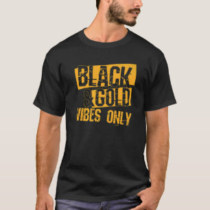 Camiseta Jogo Dourado Negro, Dia Notre Dame Segundo grau