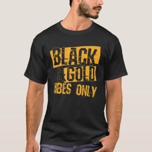 Camiseta Jogo Dourado Negro, Dia Notre Dame Segundo grau