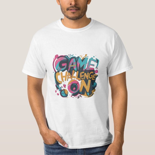 Camiseta Jogo Em Curso, Desafio Em (Frente)
