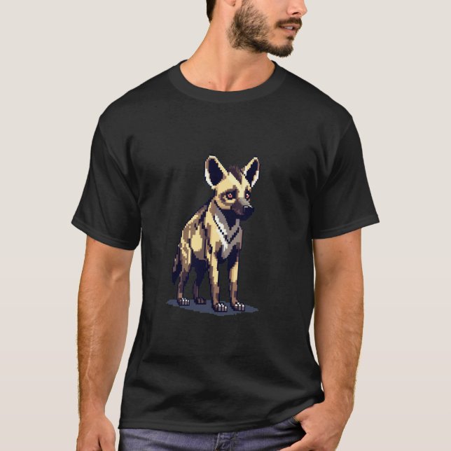 Camiseta Jogo em Estilo Retro de 32 bits Arte de Pixel Hien (Frente)
