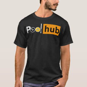 Camiseta Jogo Engraçado Billiards - Hub Piscina - Billiard