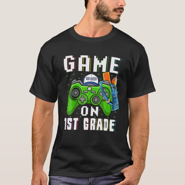 Camiseta Jogo Engraçado Da Série 1Rua Em Jogo Da Classe 1Ru (Frente)