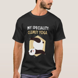 Camiseta Jogo Engraçado E Bonito, Paga De Meditação E Panda