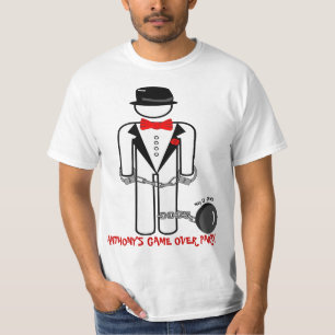 Camiseta Jogo engraçado personalizado sobre a festa