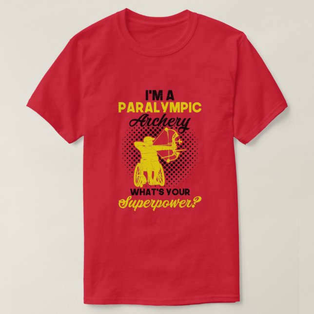 Camiseta Jogo esportivo paraolímpico Im A Paraolímpico (Frente do Design)