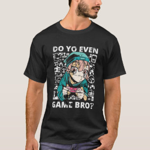 Camiseta Jogo Estético De Animação Kawaii Para A Teena