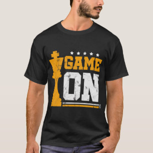 Camiseta Jogo Fantástico Do Xadrez No Grande Mestre Checkma