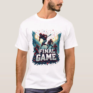 Camiseta Jogo Final – Ação de Futebol do Campeonato