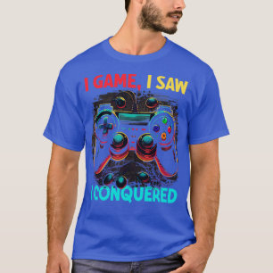 Camiseta Jogo Gamer I Que Vi Que Conquistei (2)