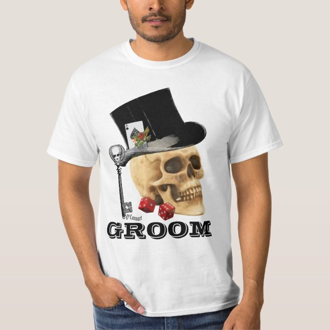 Camiseta Jogo gótico noivo (Frente)