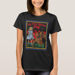 Camiseta Jogo Infantil Vintage Horror Humor Sombrio Primeir