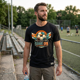 Camiseta Jogo Iniciado Futebol Retrô