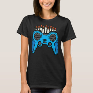 Camiseta Jogo Judeu Jogo Jogador Hanukkah Chanukah Men Boy