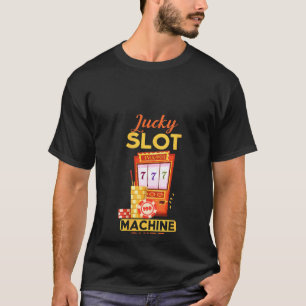 Camiseta Jogo Legal de cassino para máquinas sortudas