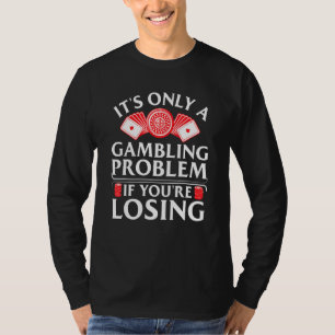 Camiseta Jogo legal para homens mulheres casino ganhando pô