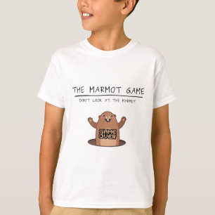 Camiseta Jogo Marmot Game Over – Design Retro de Esqui Alpi