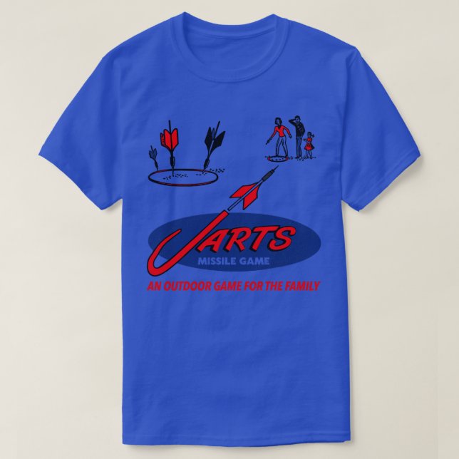 Camiseta Jogo Míssil dos Jarts Lançados com Defeito 60s (Frente do Design)