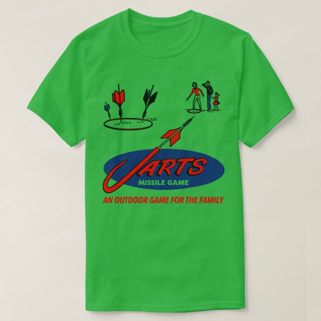 Camiseta Jogo Míssil dos Jarts Lançados com Defeito 60s (Frente do Design)