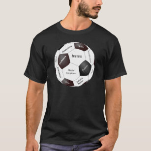 Camiseta Jogo Motivacional de Futebol, Palavras Desportivas