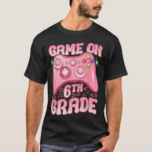 Camiseta Jogo Na 6 De Volta Para Videos games De Escola Men