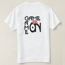 Camiseta Jogo na Design de Tipografia