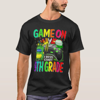 Camiseta Jogo Na Imprensa Iniciar Jogador Do 9º Ano De Volt