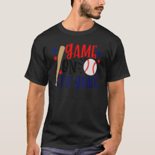 Camiseta Jogo No 1º Dia Da Escola De Beisebol Da Série 5