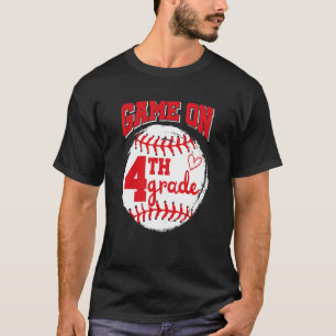 Camiseta Jogo no 4º ano do Baseball de volta à escola