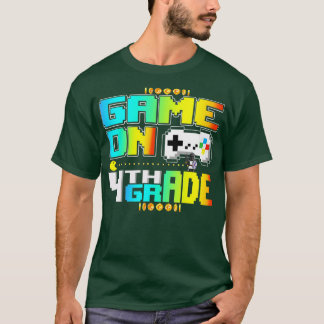 Camiseta Jogo no 4º ano do jogo Vídeo de volta ao School Bo