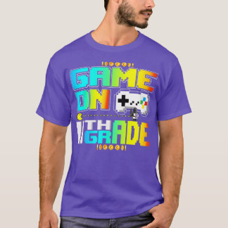 Camiseta Jogo No Grau 11 De Jogo Vídeo De Volta À Escola Bo