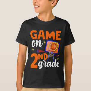 Camiseta Jogo No Grau De segundo Bysketbyll De Volta Ao Est