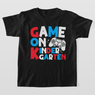 Camiseta Jogo No Jardim De Infância, Grau Engraçado, Aniver