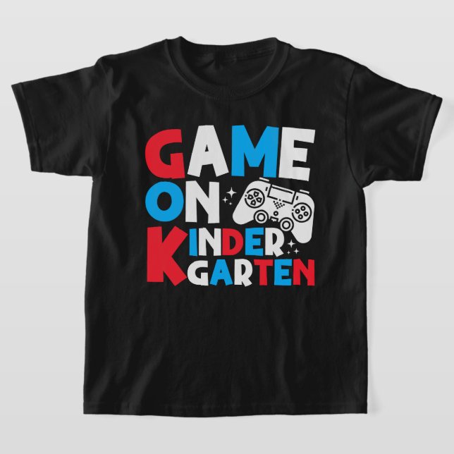 Camiseta Jogo No Jardim De Infância, Grau Engraçado, Aniver (Postura )