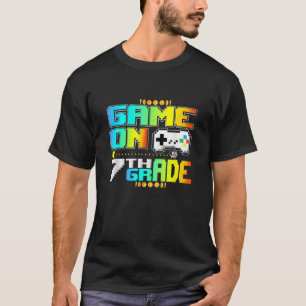 Camiseta Jogo No Jogo Da Grau 7 Gaming De Vídeo De Volta À