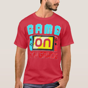 Camiseta Jogo No Nível 5 Desbloqueado De Volta À Escola B