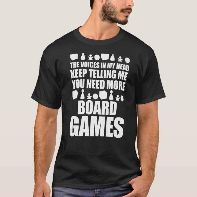 Camiseta Jogo Noite Engraçado Jogo De Conselho Você Precisa (Frente)