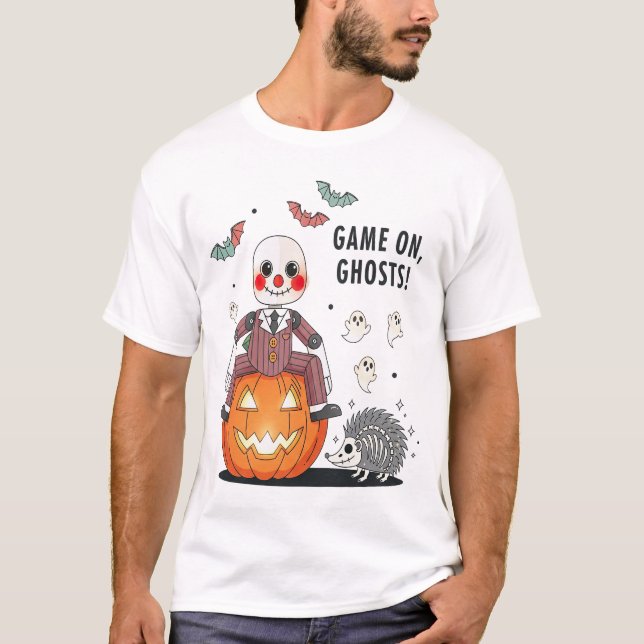 Camiseta Jogo nos Fantasmas de Halloween (Frente)