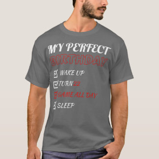 Camiseta Jogo Perfeito Aniversário De 22 Anos