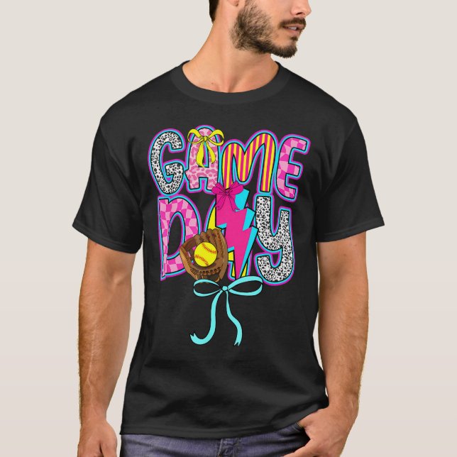 Camiseta Jogo Pré-Dia de Jogo de Softbol (Frente)
