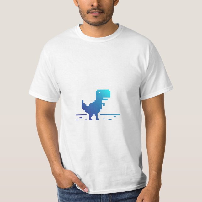 Camiseta Jogo sem wifi do Dinossaur (Frente)