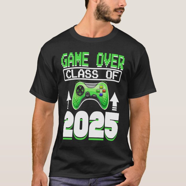 Camiseta Jogo sobre a classe de graduação de 2025 e 25 Vide (Frente)