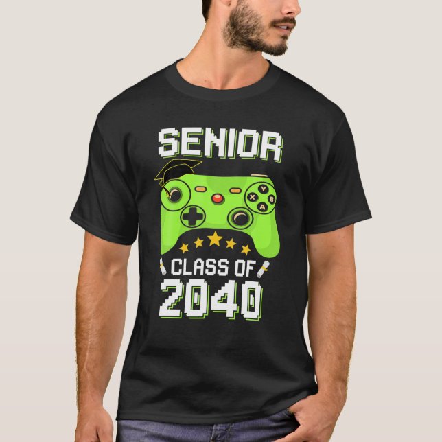 Camiseta Jogo Sobre A Classe Do 2040 Engraçado De Graduação (Frente)