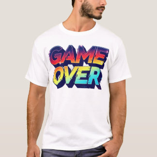 Camiseta Jogo Sobre a Design do Neon T-Shirt Neon