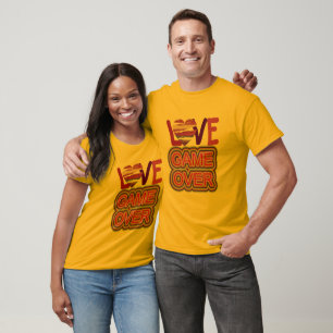 Camiseta Jogo sobre amor e coração