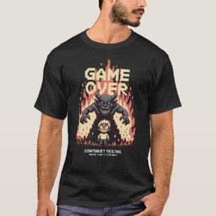 Camiseta Jogo Sobre Arte Com Oito Bits