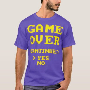 Camiseta Jogo Sobre Arte De Pixel De Jogos Retro