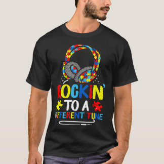 Camiseta Jogo sobre Autismo: Tocando uma Melodia Diferente