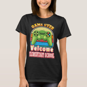 Camiseta Jogo Sobre Bem-Vindo Jogador Da Escola Elementar D